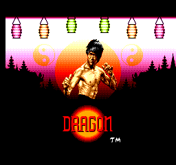 Dragon - the Bruce Lee Story Title Screen
